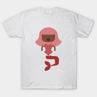 Mermaid in Pink T-Shirt